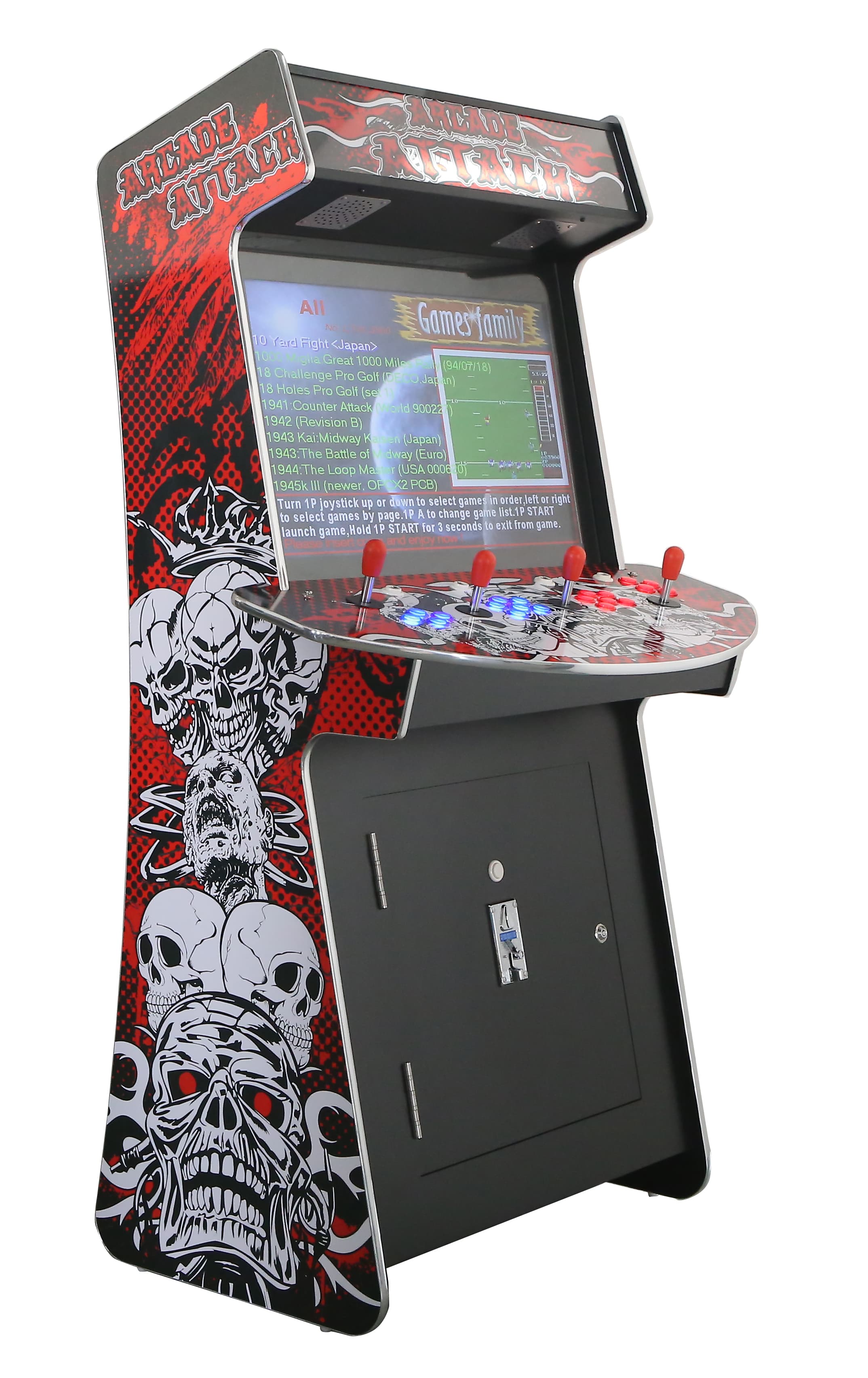 4-Spieler Arcade-Automat 1