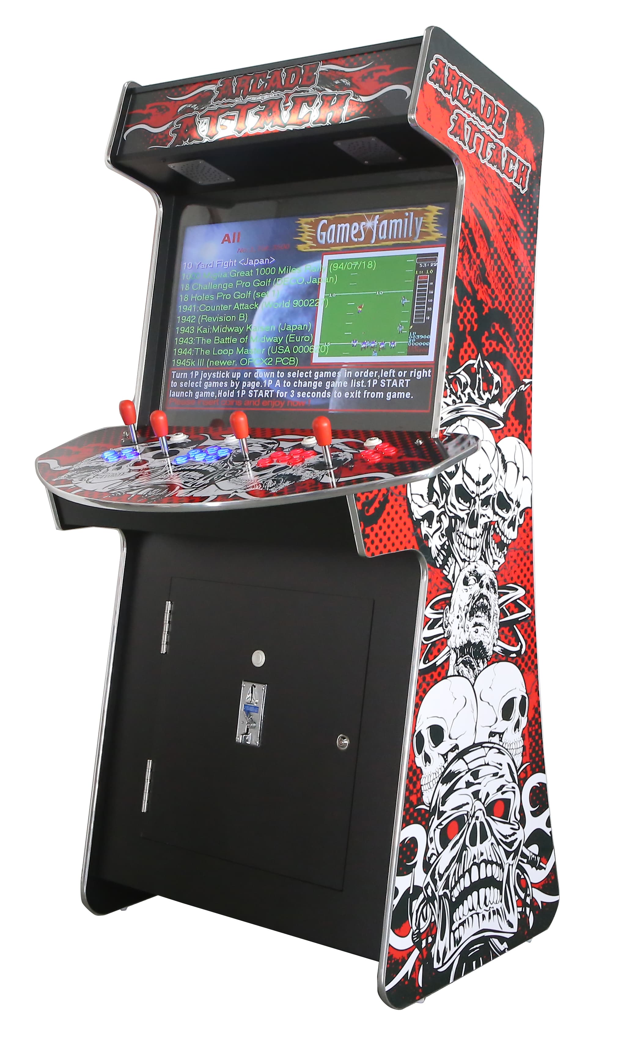 4-Spieler Arcade-Automat 2